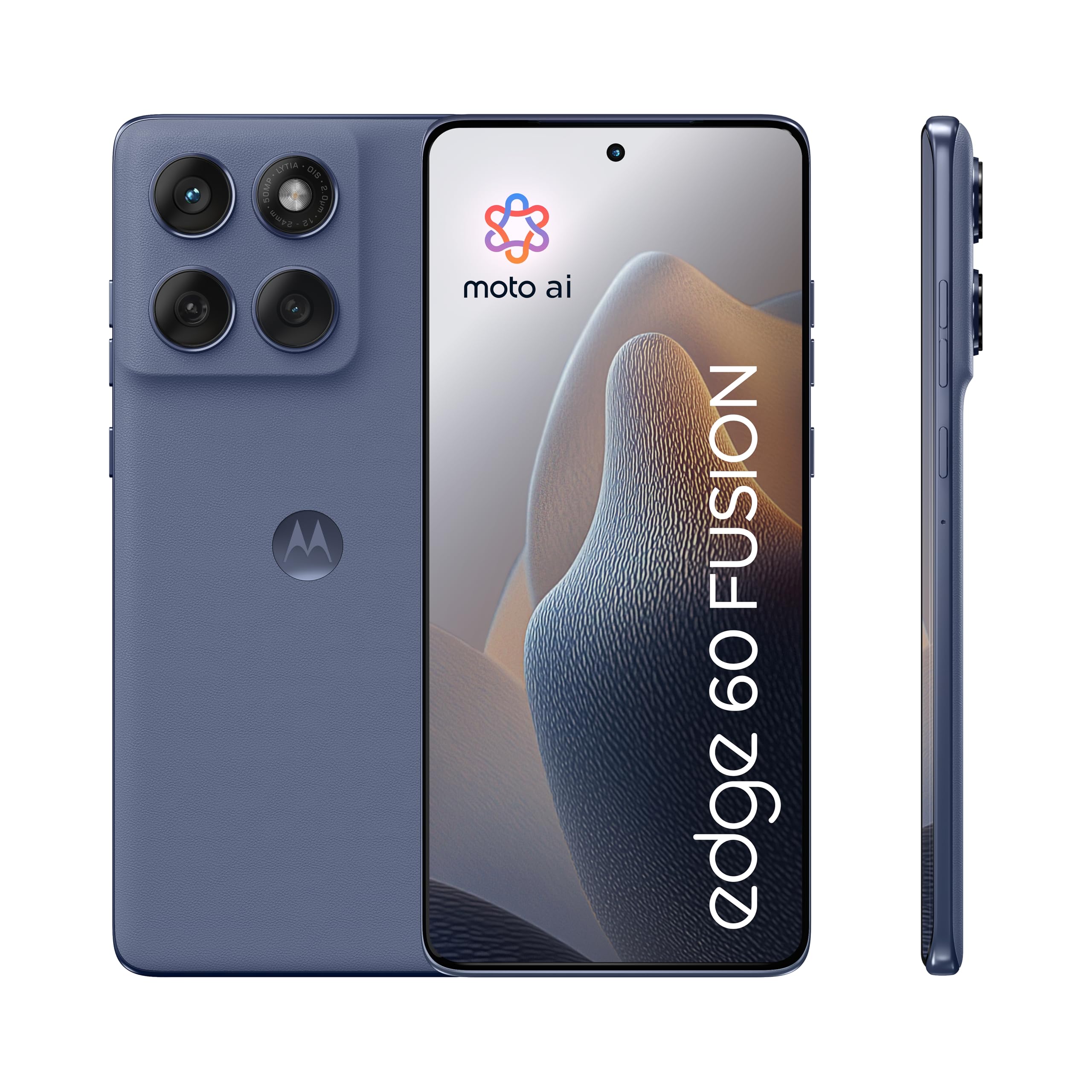 Motorola edge 60 fusion, Pantone Slipstream, Moto AI Smartphone, 50MP Sony LYTIA Camera, with Co2 offset