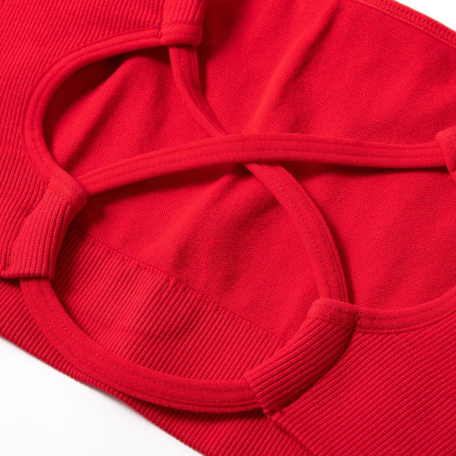 OMKAGI 2 Piece Workout Sets for Women Padded Workout Tops Booty Leggings with Pockets Gym Sets - Image 7