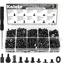 522 Stück PC Schrauben Set, SSD Schraubenset, PC Motherboard Computerschrauben Abstandshalter Kit,#6-32 Stecker auf M3-Buchse für Festplattenlüfter, Gehäuse, SSD, CD-ROM, Computer mit schraubendreher