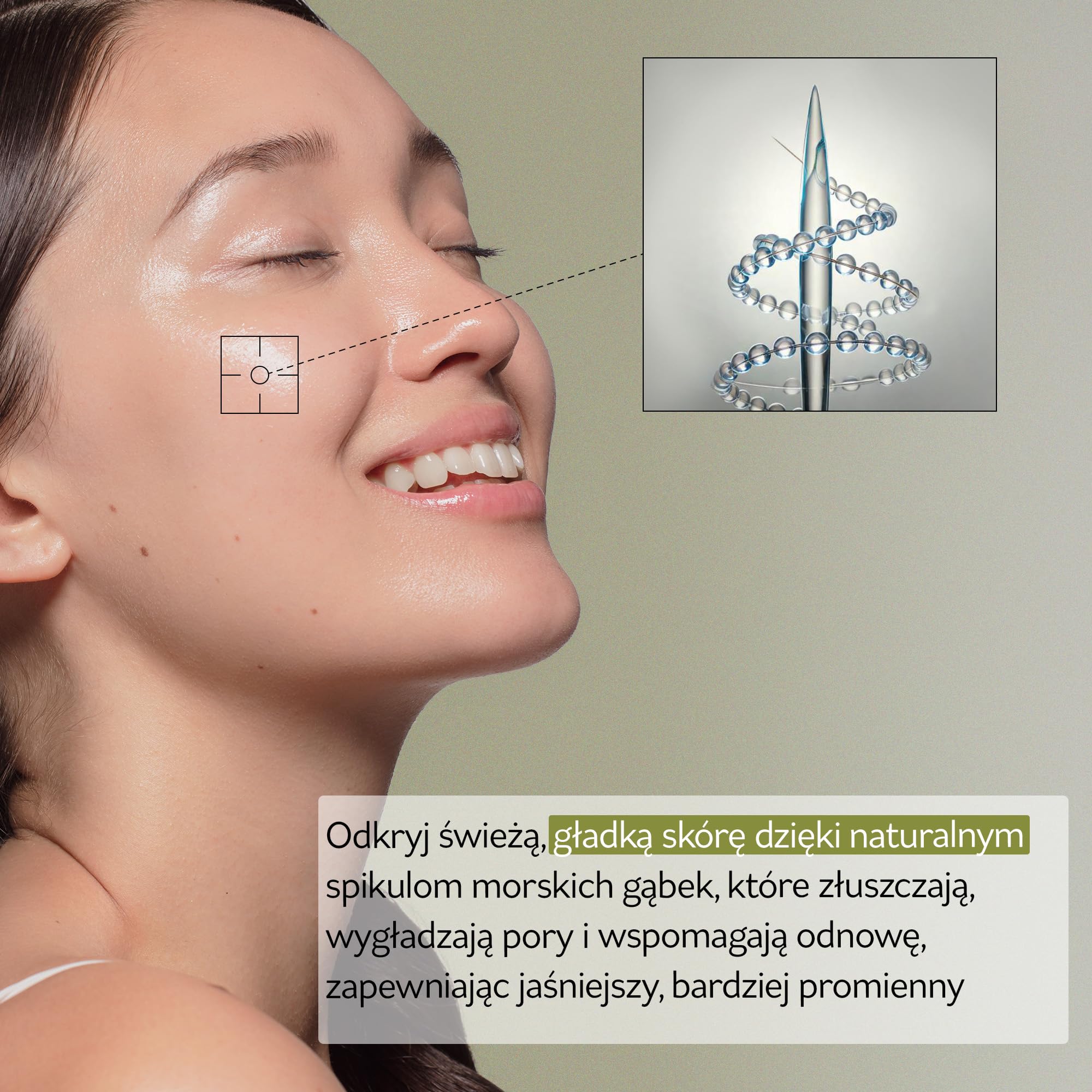 PESTLO Spicule Re-Born Peeling Mask – Maska Peelingująca do Twarzy z Spikulami Morskimi, Zielona Glinka & Zielona Herbata, Koreańskie Wygładzanie Skóry & Pory, Blask, Bezzapachowe | 120 g