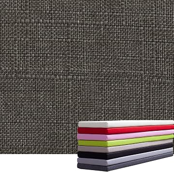 Bench Cushion Covers with Zipper, Replaceable Patio Cushion Covers, Custom Size Seat Pad Covers, for Indoor/Outdoor/Window/Sofa Cushion CoverDark Gray,47x14x2in