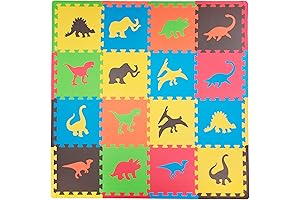 Tadpoles Dinosaur Foam Playmats for Kids