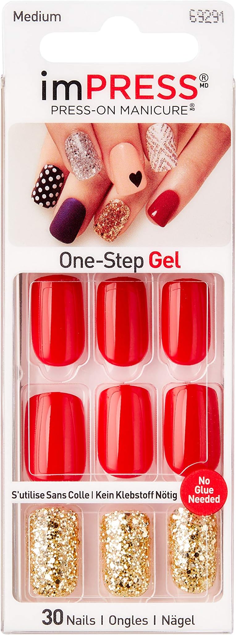– Broadway Impress Accent Nails Break Dawn BIPAM014(Styles May Vary)