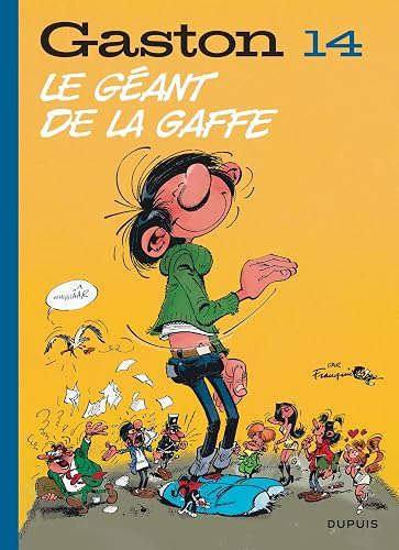 Couverture de Gaston, tome 14, Le géant de la gaffe