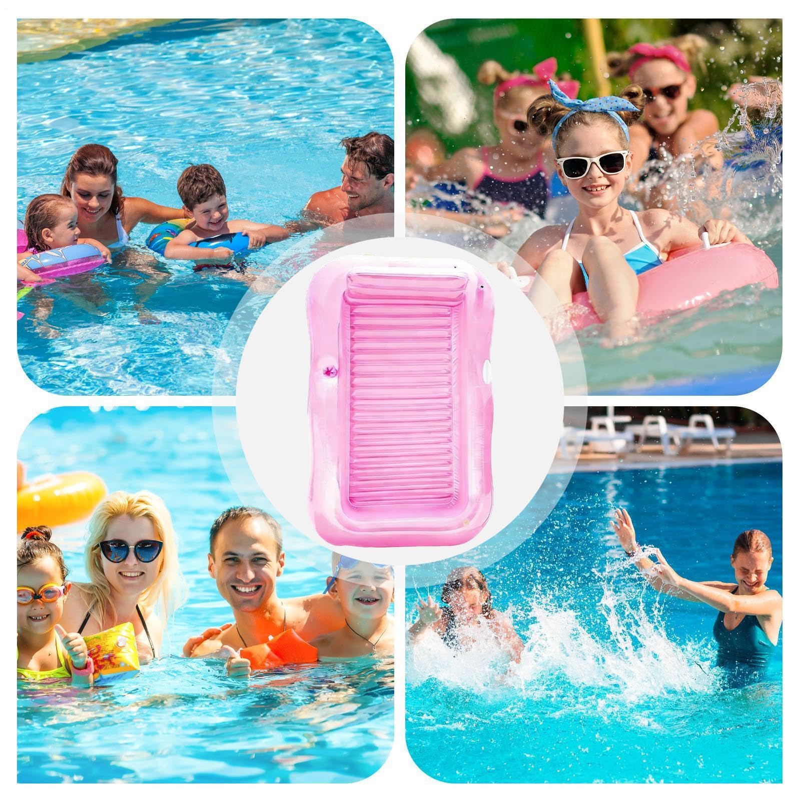 Flotador para Bronceado Raft Flotante para Agua y Tierra con Pulverizador