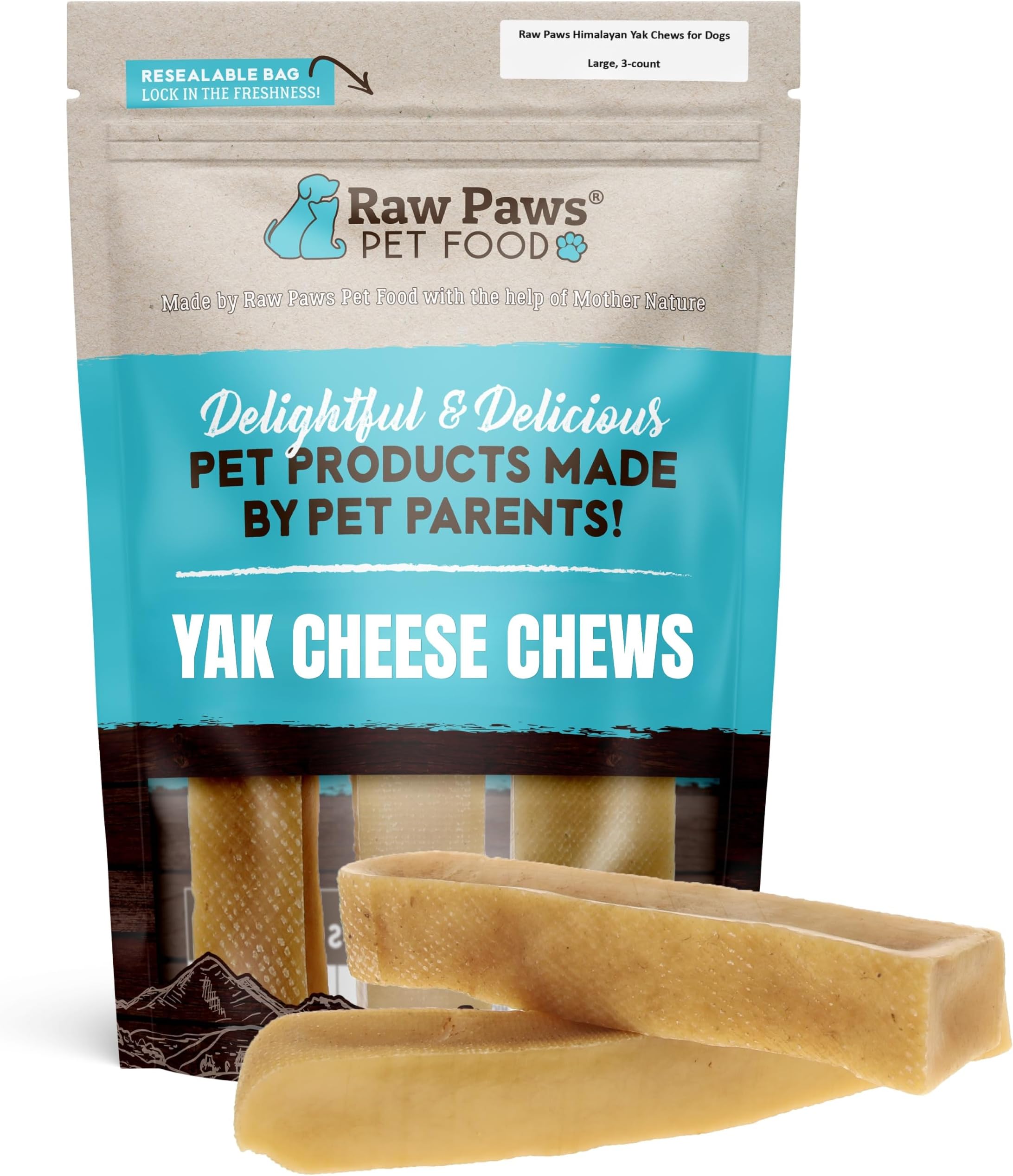 - Himalayan Yak Chews for Dogs, Large (3-Count) - Hard Yak Cheese | Packed in USA - Tibetan Yak Cheese Dog Chews - Milk Dog Chew Bones for Medium to Large Dogs - Limited Ingredient Milk Bones