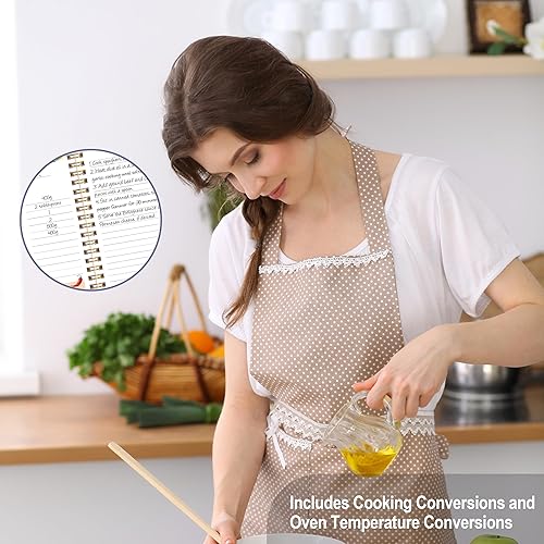 Vista 21 de Libro de recetas para escribir en tus propias recetas, libro de recetas en blanco, cuaderno de recetas de tapa dura, diario de recetas con capacidad