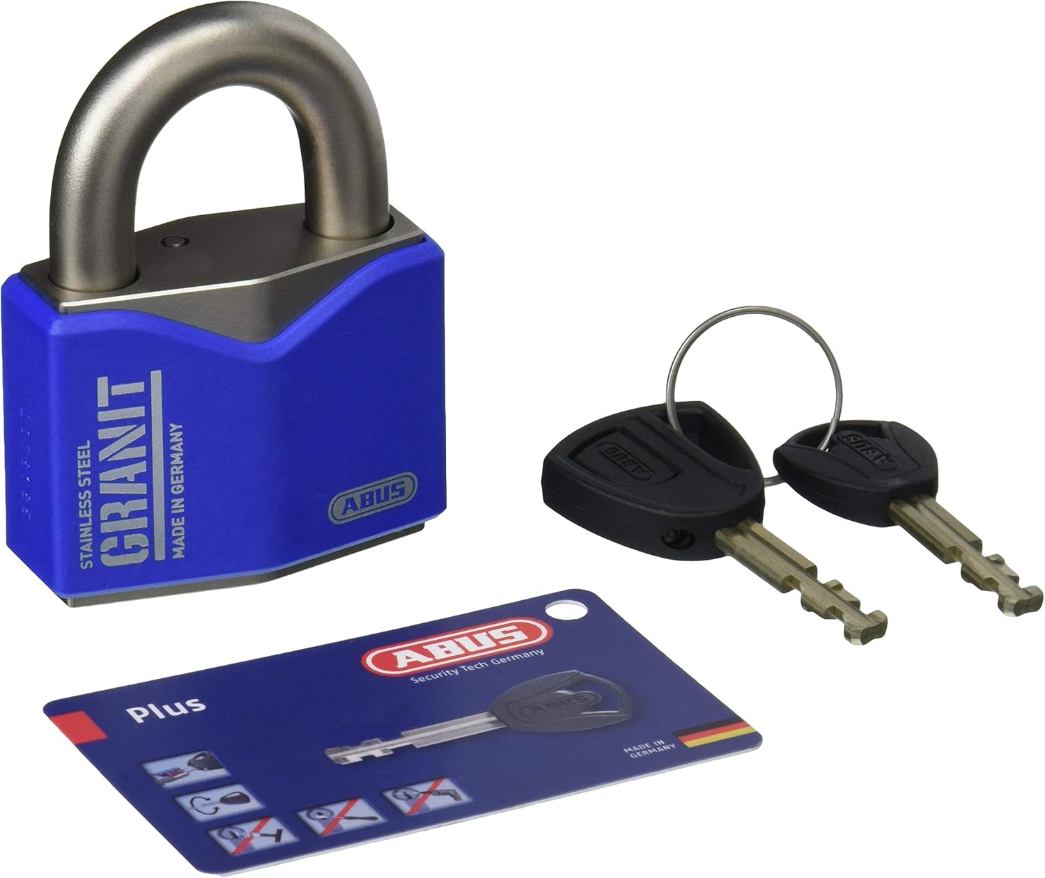 Abus Granit 8008 3D Alarm Disc Lock Stainless Stell - 79270 - Speed Addicts