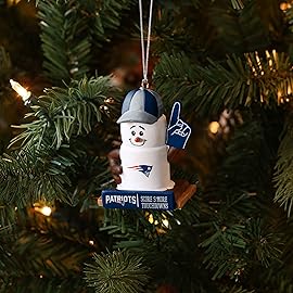 FOCO NFL New England Patriots Holiday Hanging Tree Smores OrnamentHoliday Hanging Tree Smores Ornament, Team Color, One Size