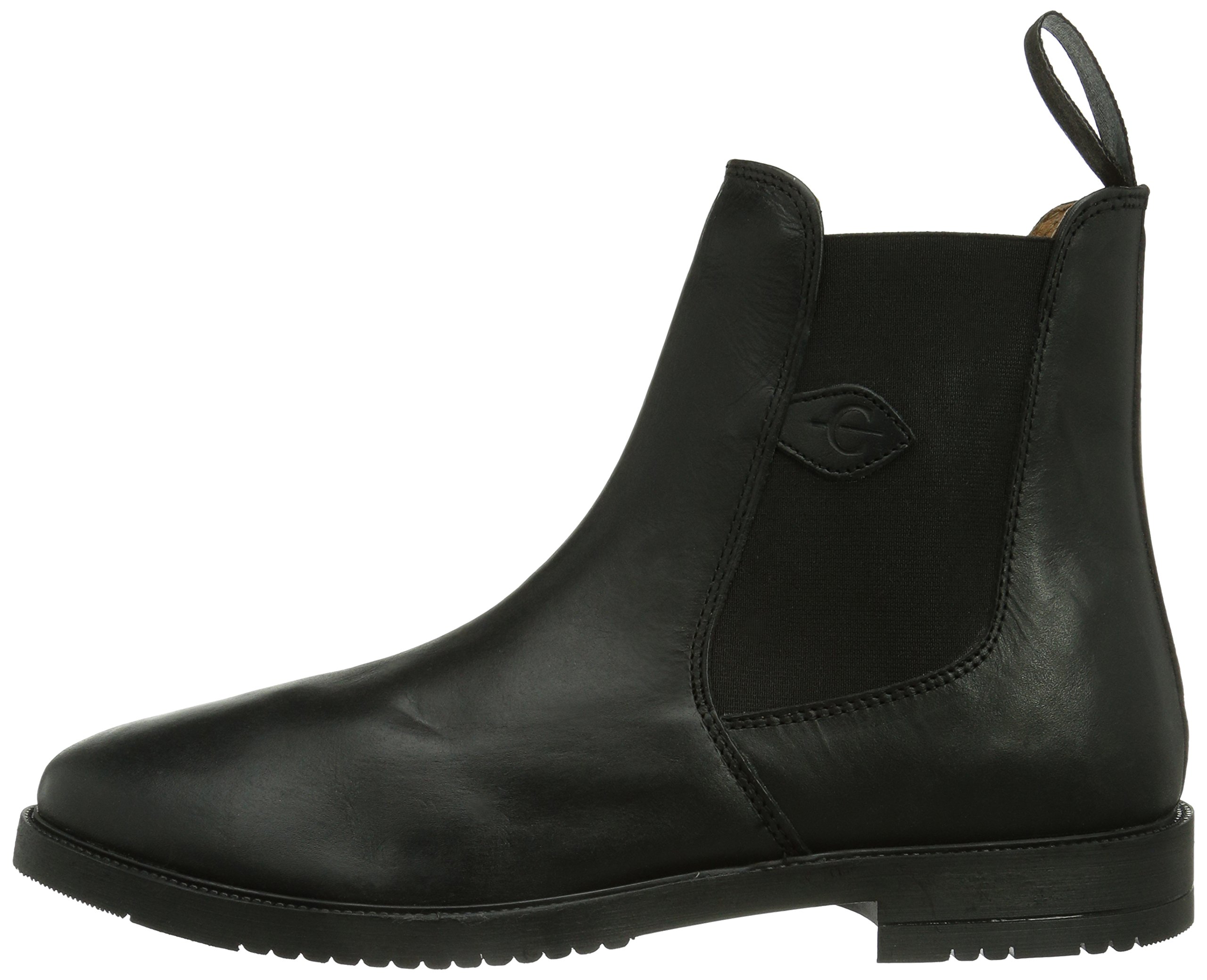 Kerbl Botines de equitación de Piel, Color Negro, Talla 35 EU, Botas Unisex niños