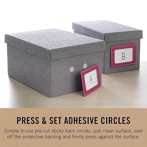 Miniatura 4 de VELCRO Brand Colección ECO | 150 unidades | Círculos de montaje Stick'EM para oficina o escuela | Accesorio para láminas y proyectos de laminado |