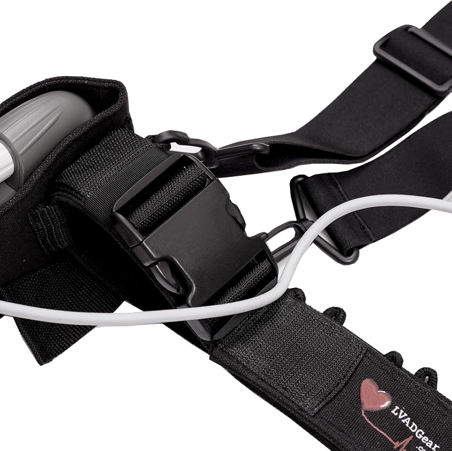 LVAD Harness Belt for HeartMate Adjustable Support Belt with 3 Secure Pouches for Controller & Batteries Heavy-Duty Material - Image 9