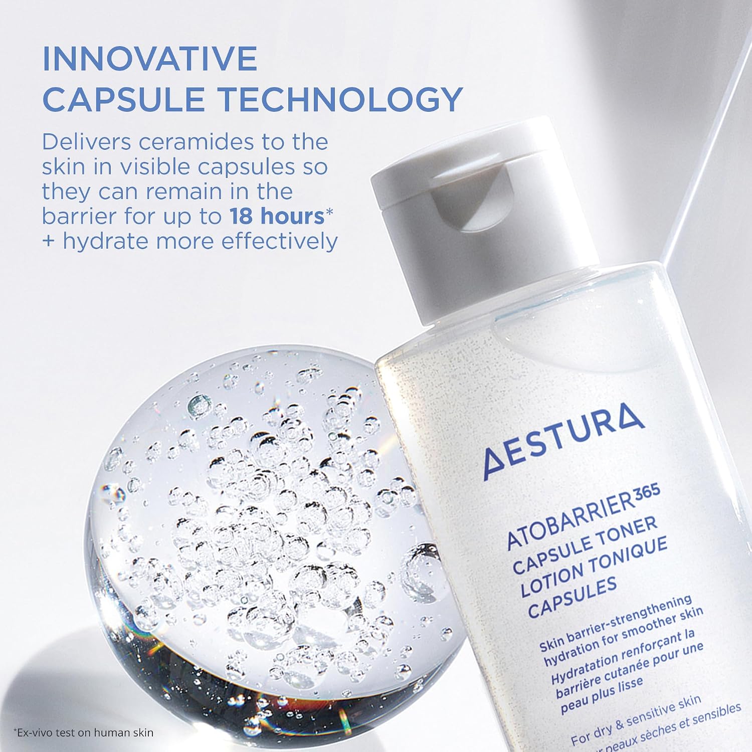 AESTURA ATOBARRIER365 Capsule Toner, Korean Skincare with Ceramides