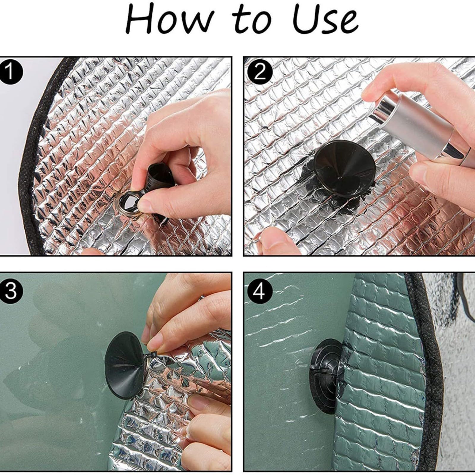 Wohnmobil Sonnenschutz-Abdeckung - Reflektierender Isolator 40x60cm