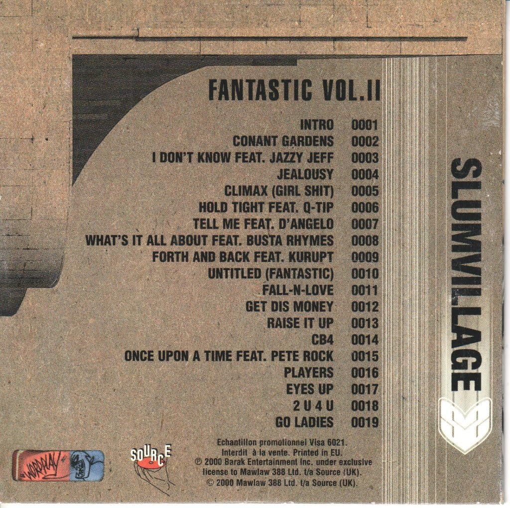 SLUM VILLAGE - Fantastic Vol. 2 - CD