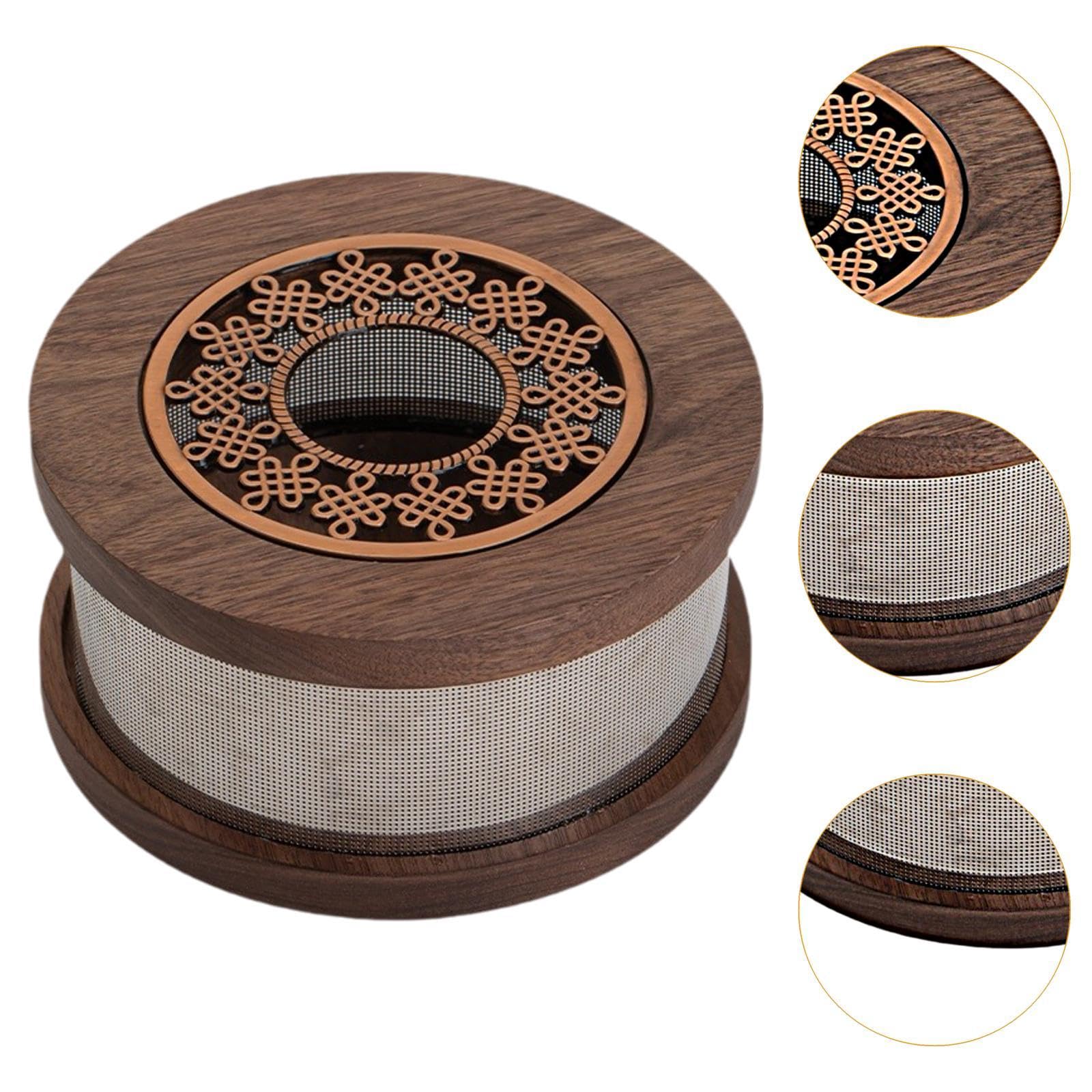 Calentador de Tetera de Madera Calentador de Tetera Estable para El Hogar Viajes Restaurante
