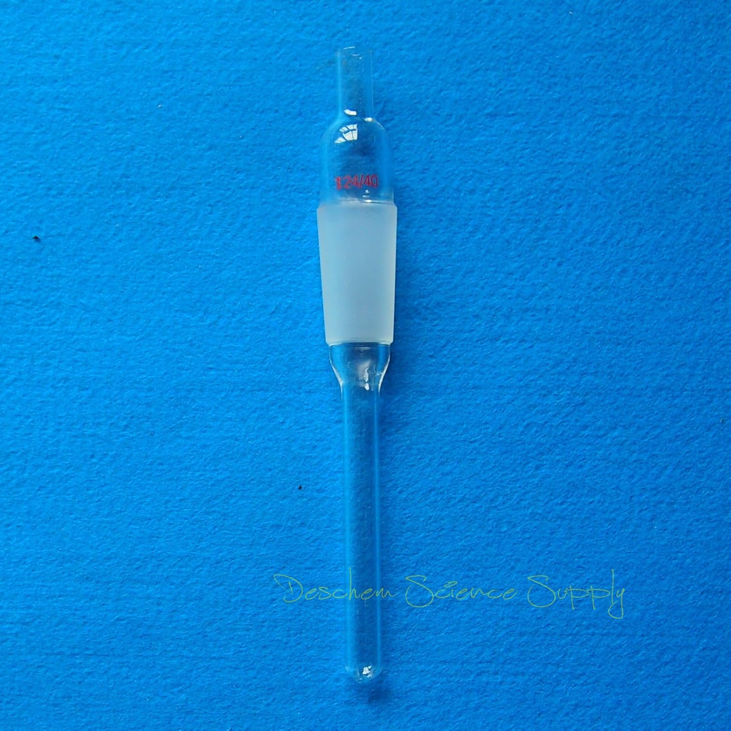 100mm 24/40 Glass Thermometer Adapter Lab Thermometry Tube with Narrow Mouth