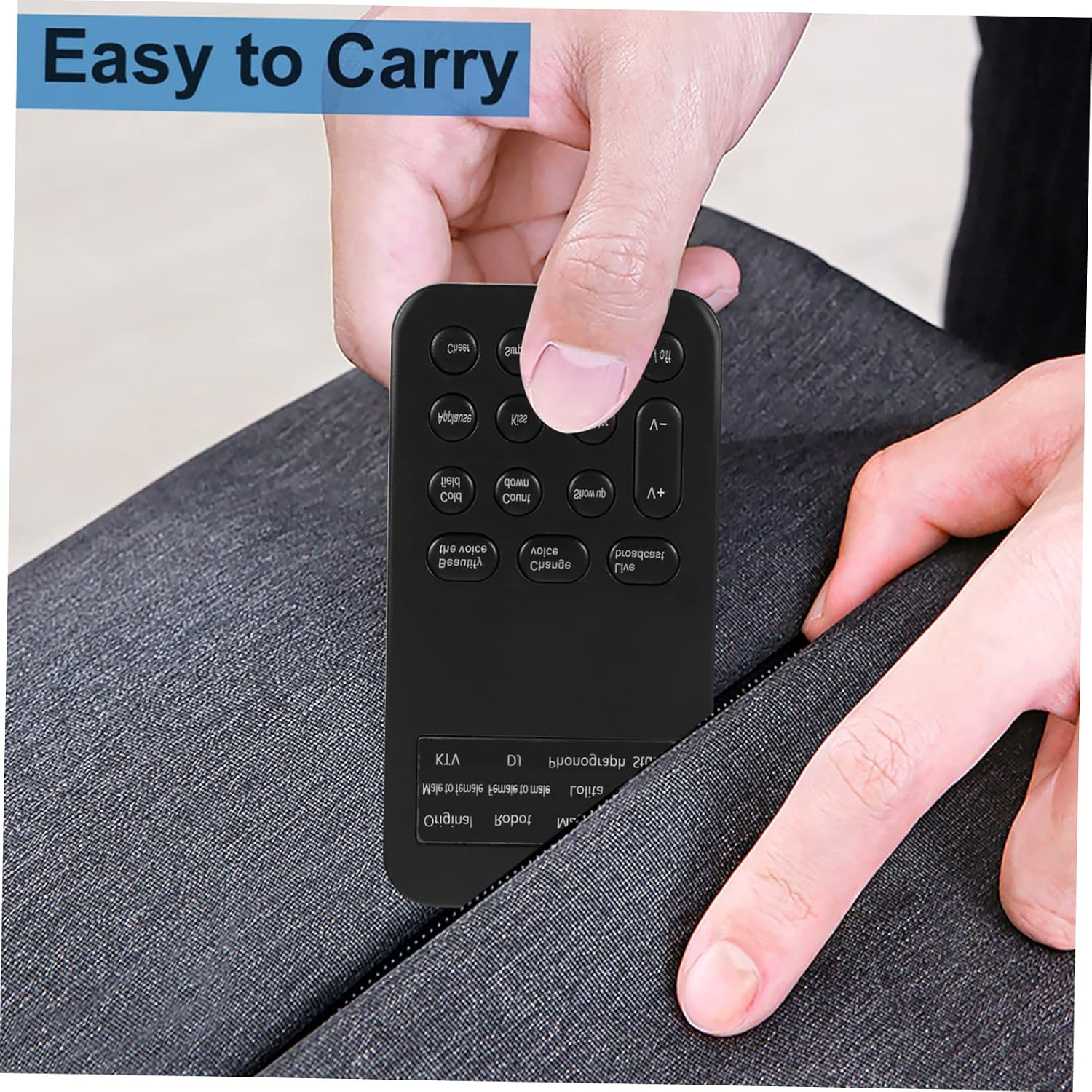 NUOBESTY Mini Sound Card Voice Beautifier Portable Voice Changer for Gaming Streaming and Recording Compatible Mobile Phones and Computers Easy to Use Fine Tuning Features
