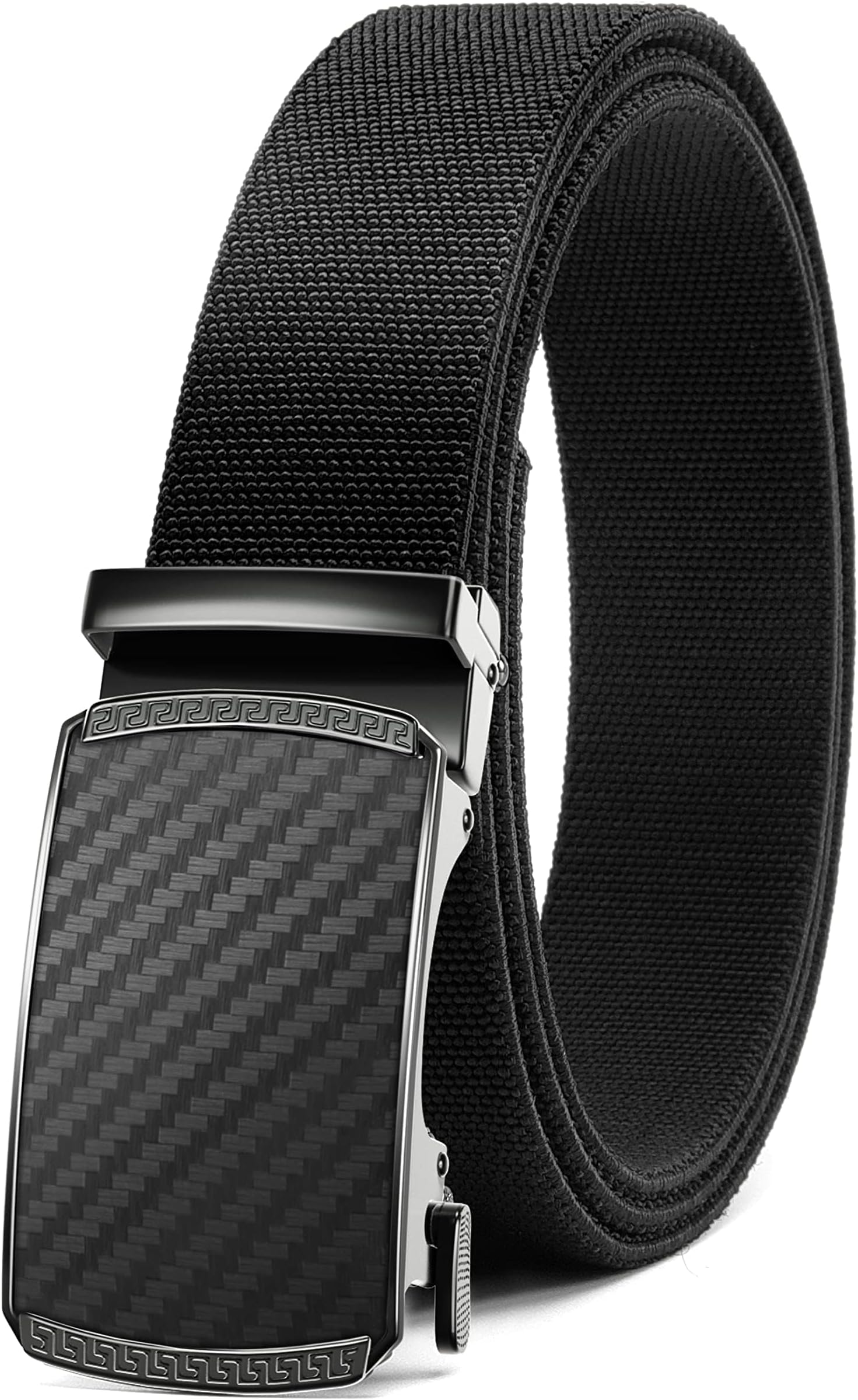 Mens Belt Stretchable - Elastic Golf Nylon Web Adjustable Belt - for Casual Wear