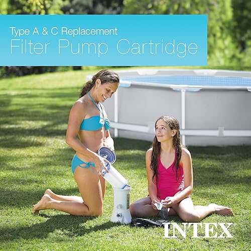 Miniatura 6 de Intex 29002E Cartucho de Filtro para Piscina Tipo A para Bombas de Filtro – Fácil de Limpiar – Papel Dacron – Filtración Eficiente – Paquete de Dos