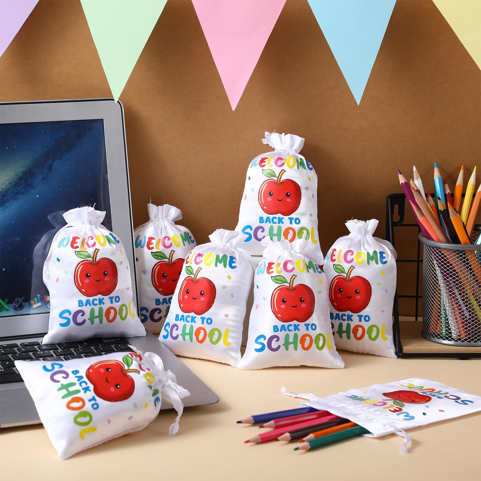 48Pcs Back To School Gift Set - Pencil Theme Glitter Pens & Mini Notebooks For Students Teachers - View #14