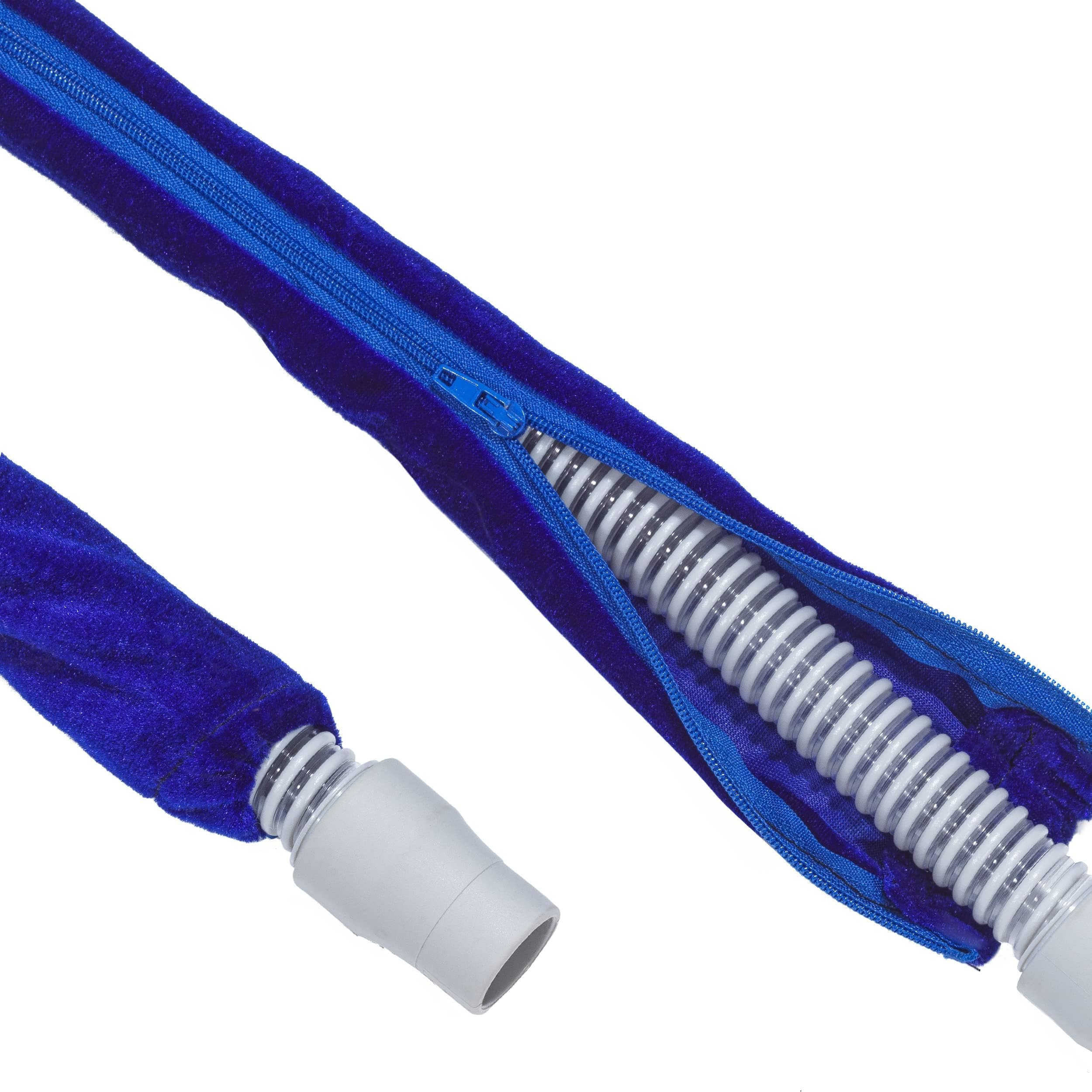 MARS WELLNESS CPAP Tube Hose Cover - Wrap Fleece Skin - Full Length Zipper - Prevent Rainouts (6 Foot)