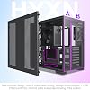 H1 ATX PC Case-Pre-Installed 7 PWM ARGB Fans, Dual Chamber Mid-Tower Gaming PC Case, with Type-C, Simultaneous Installation of 3x 360mm Radiators, Black (Black, H1)