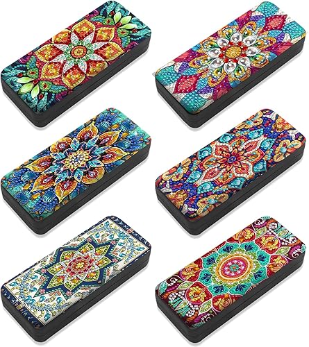 Miniatura 9 de Leatrice Kits de arte de diamantes 5D para adultos, kit de pintura de diamantes pequeños, pintura de gemas por Diamonds Dots DIY para mujeres