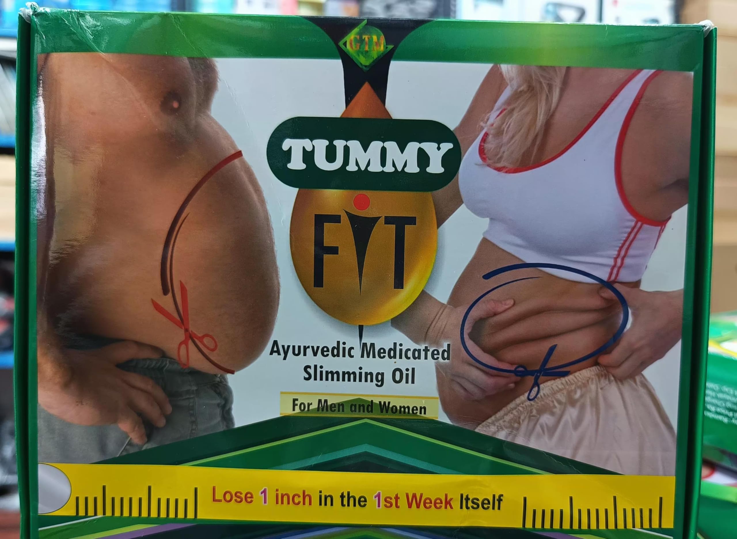 CHOUDHARY ACUPRESSURE Ayurvedic Sliming Oil Tummy Fit Oil For Fat loss oil fat burner Oil fat go body slimming oil fat reduce oil With Cream for men and Women Combo Kit
