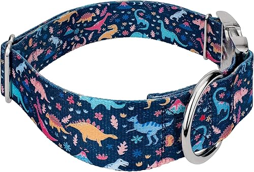 Miniatura 6 de Country Brook Petz - Collar de dinosaurio de alta calidad para perro, colección Critter Corner con 8 diseños temáticos de criaturas (1 12 pulgada,