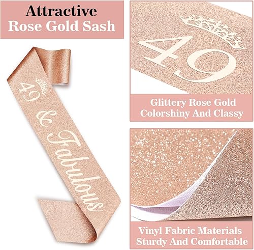 Miniatura 136 de Decoraciones de cumpleaños de 3 años para niñas; banda, corona/tiara, velas y adorno para pastel de cumpleaños de 3 años; regalos y decoraciones