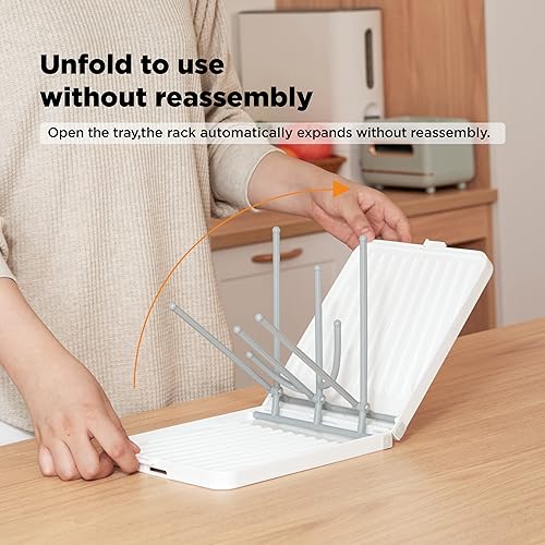 Miniatura 4 de Estante de secado para biberones, color blanco