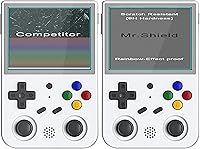 Vista 6 de Mr.Shield Protector de pantalla para Anbernic RG353V RG353VS vidrio templado 3 unidades vidrio japonés con dureza 9H protector de pantalla