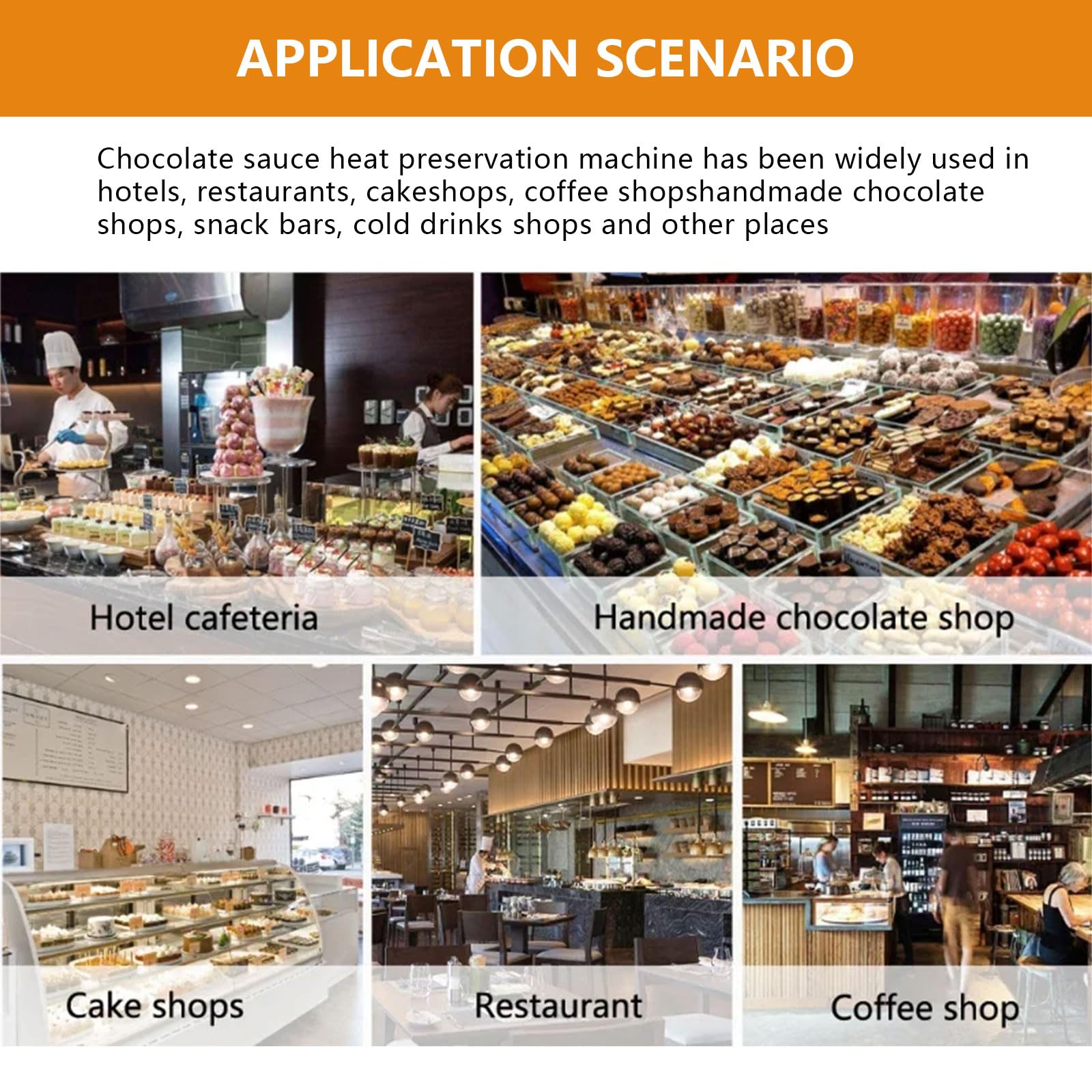 AIZYR Distributore Scaldasalse, Scaldabiberon Elettrico in Acciaio Inox, Macchina Commerciale per La Conservazione A Caldo di Marmellata di Cioccolato,2 Grids