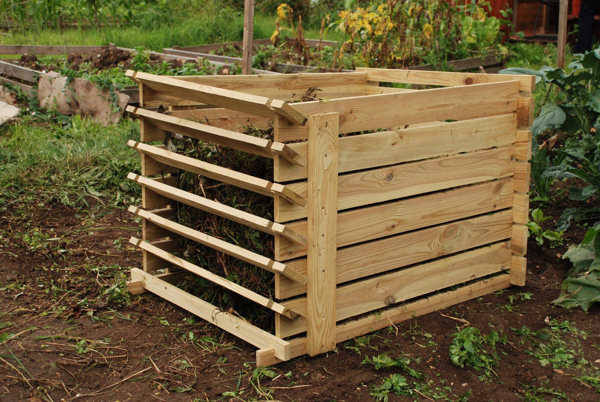 Sponsored Ad – Primrose 449L Easy Load Slatted Composter Wooden Pressure Treated Compost Bin 75cm x 92cm