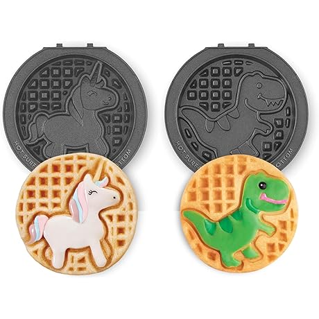 Dash Mini System Waffle Plates Set