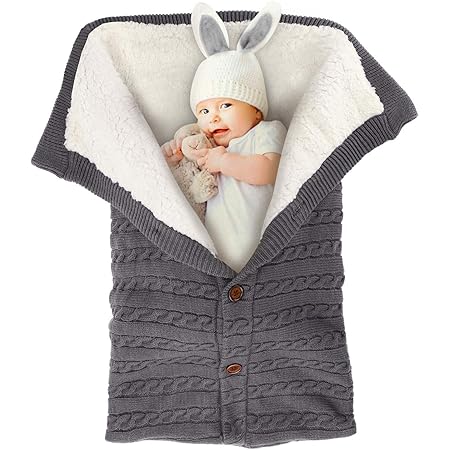 gray swaddle blanket