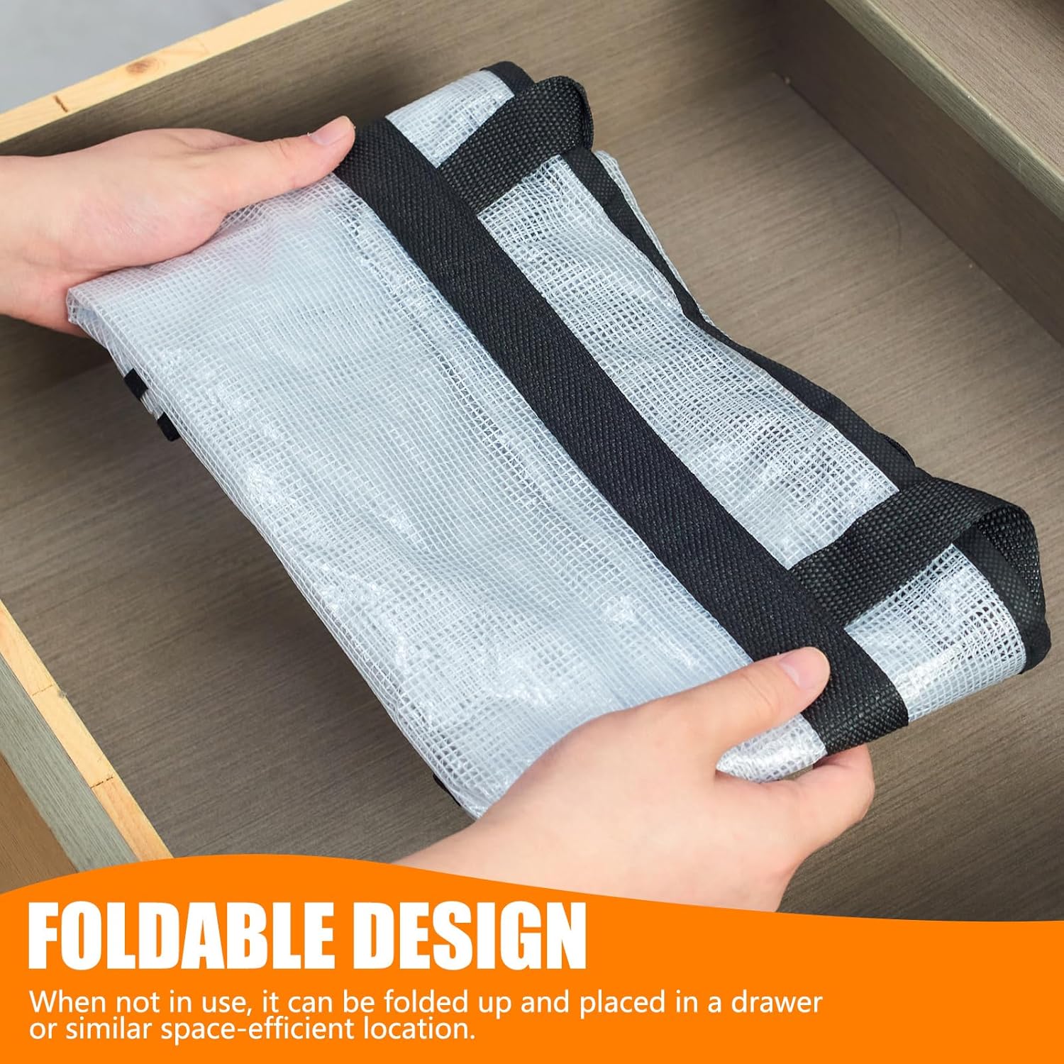 MKOKYD 40L Clear Storage Bags for Blanket, Clothes, Comforter, Bedding, Sheet, Pillow - Closet Organizers and Storage Containers, Under Bed Storage Bag with Zipper (Black, 6 Pack)