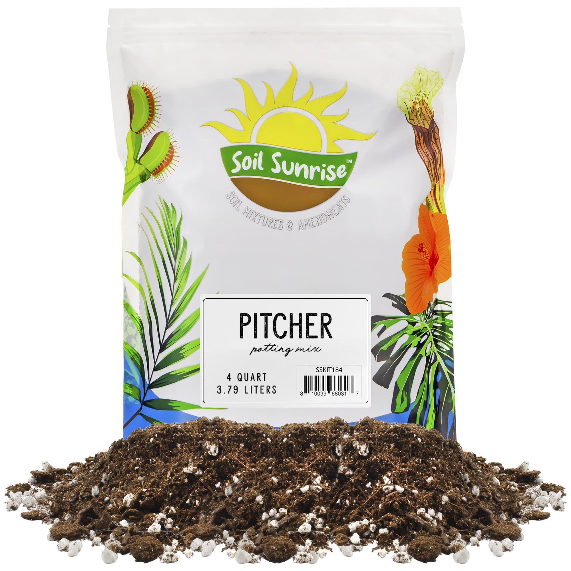 Amazon.com : Pitcher Plant Potting Soil Mix (4 Quarts), Nepenthes