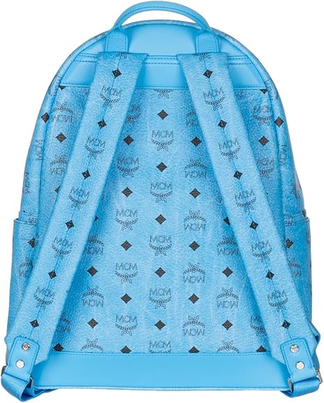 light blue mcm bag