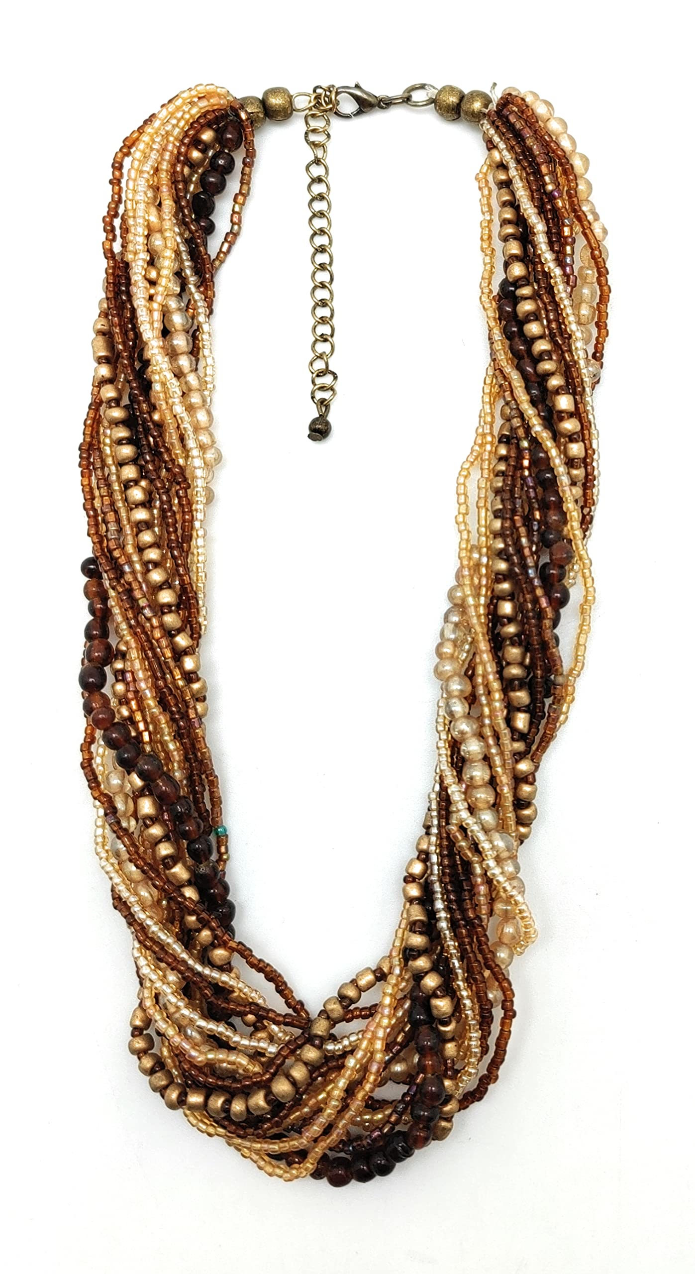 DCA Multicolor Glass Women Necklace (4190) (B01K1JH5NO) Amazon Price History, Amazon Price Tracker