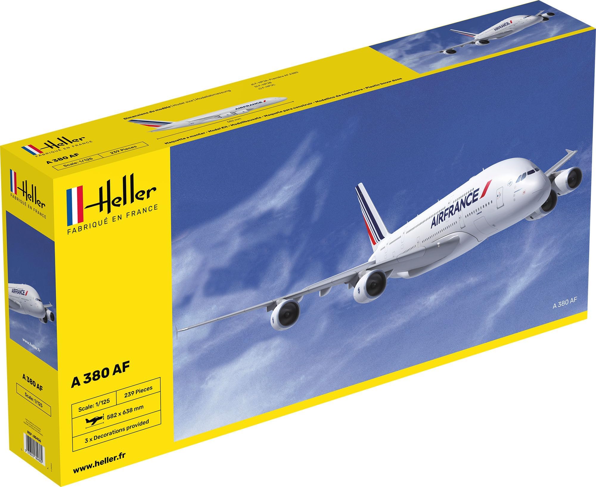 a380 spielzeug Heller 80436 Modellbausatz Airbus A380 800 Air France: Amazon.de: Spielzeug