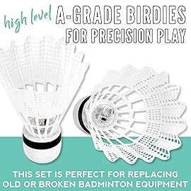 Franklin Sports 2 Player Badminton LED Rackets