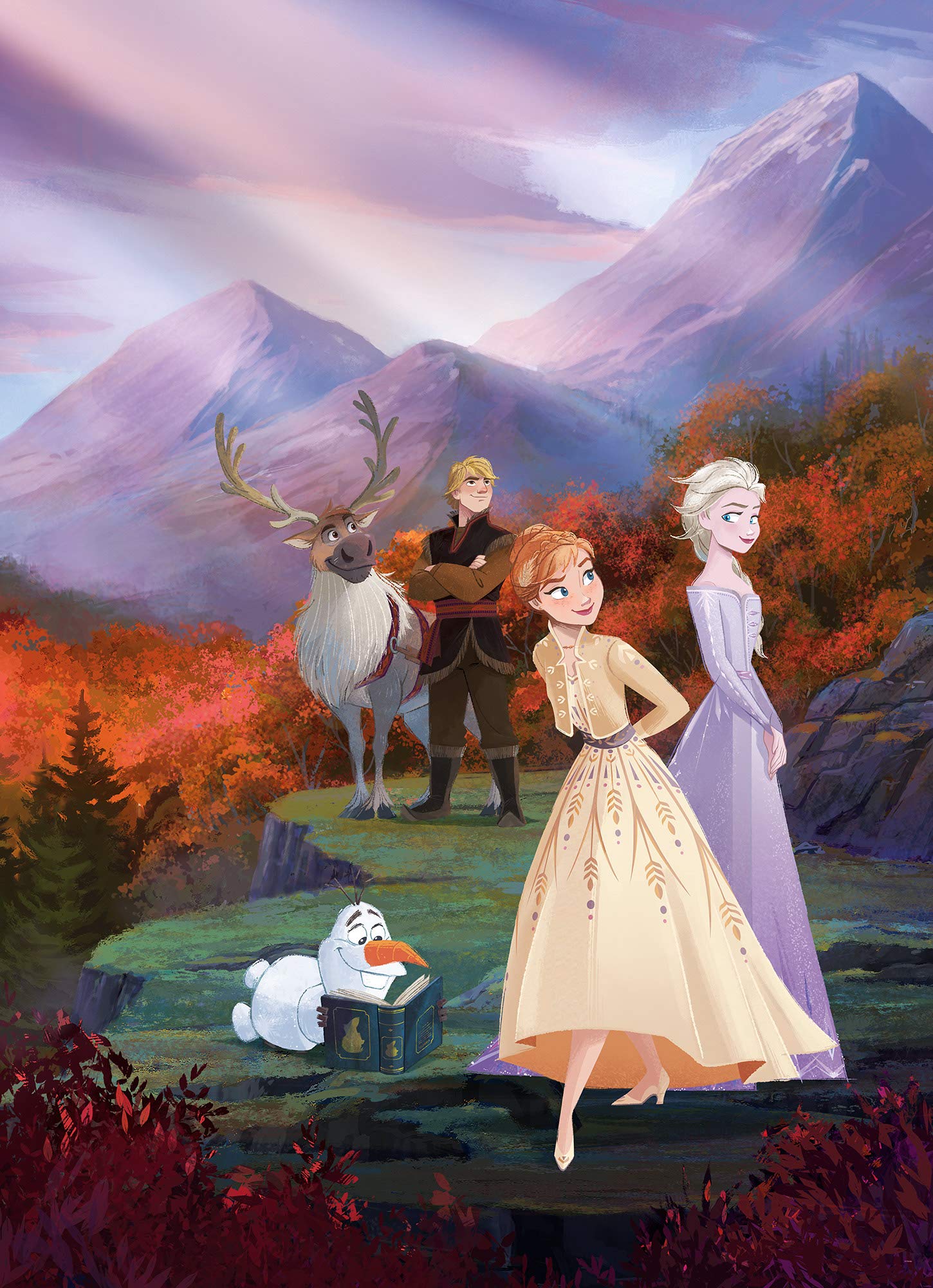 Komar Disney 4-4105 - Papel pintado fotográfico (184 x 254 cm), diseño de Frozen