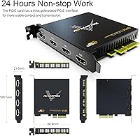 Vista 5 de AVMATRIX Tarjeta de captura 1080p60 4-PCI-E Transmisión en vivo y grabación con latencia ultrabaja en PS5, PS4 Pro, Xbox Series X/S, Xbox One X