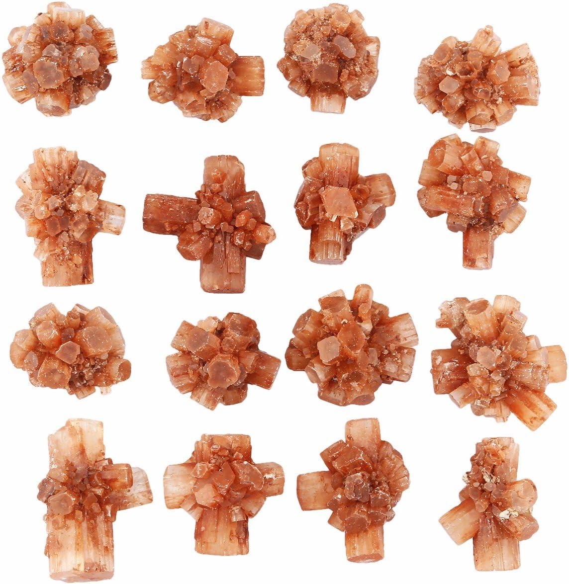 Rockcloud Natural Aragonite Calcite Cluster Healing Crystal Quartz Irregular Home Decoration Specimen Figurine