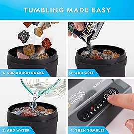 National Geographic Rock Tumbler Refill Kit 1 Lb. Madagascar Rocks & Accessories