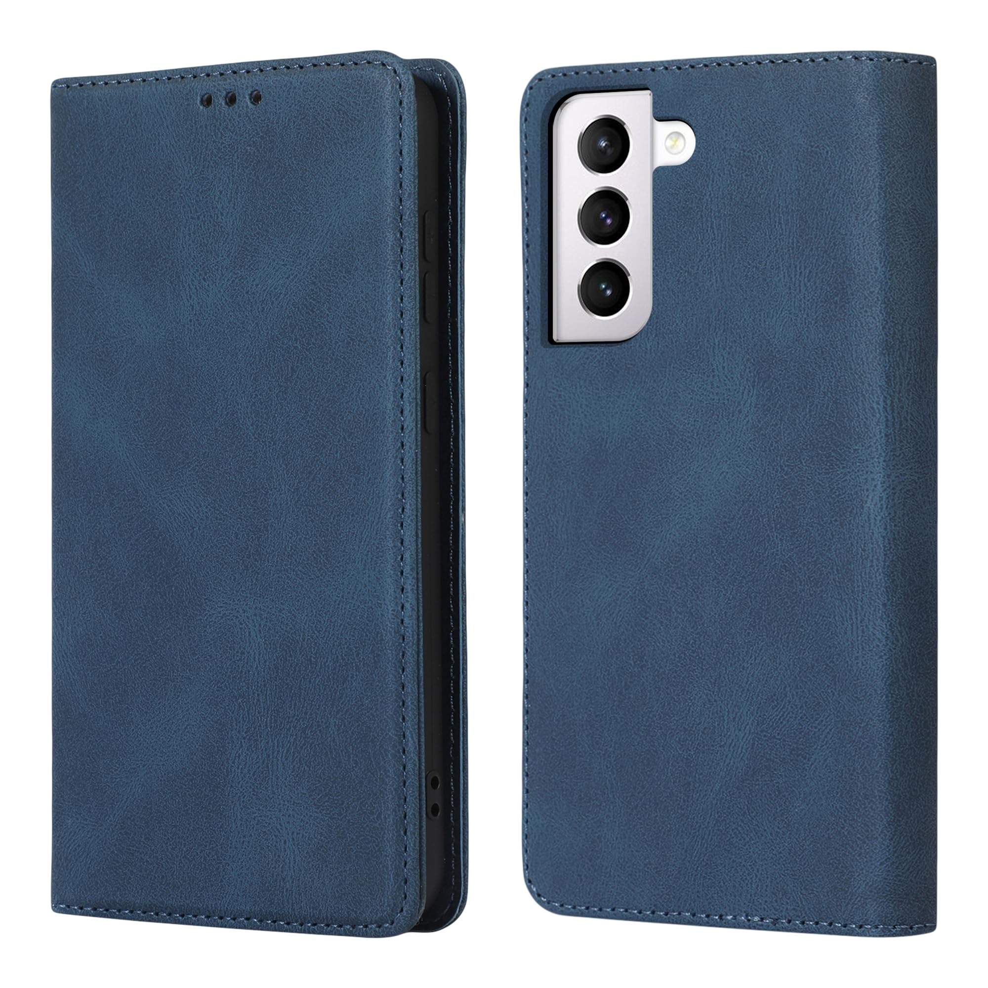 Gedurya Galaxy S21 5G ケース 手帳型 ギャラクシーs21 5g スマホケース SC-51B SCG09 用 ケース手帳型 ギャラクシー s21 携帯カバー docomo au 6.2インチ対応 Galaxy S21 5G 手帳型ケース マグネット式 カード収納 スタンド機能 全面保護 財布型 (ブルー)