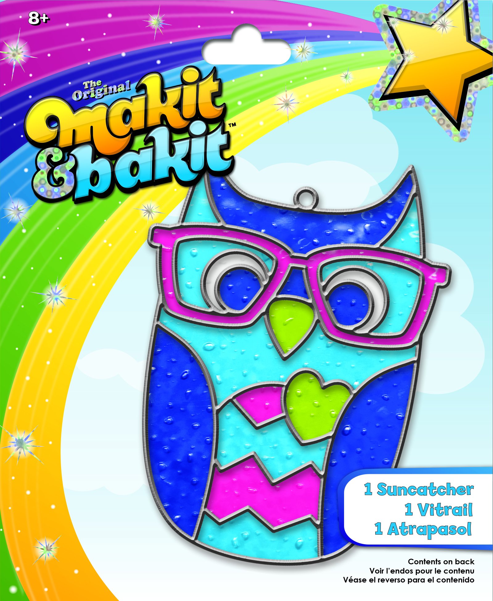 ColorbokTB-73245 Makit and Bakit Suncatcher Kit, Owl