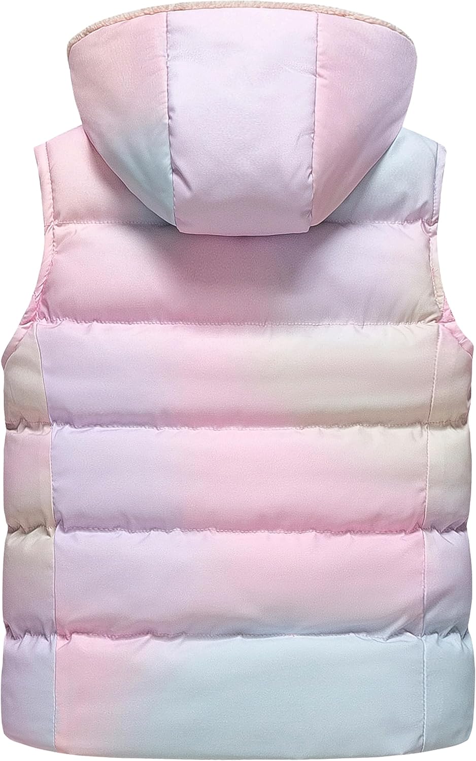 Pursky Girl's and Boy's Hooded Warm Puffer Vest Outerwear Soft Flannel Lined Insulation Waistcoat - Image 2